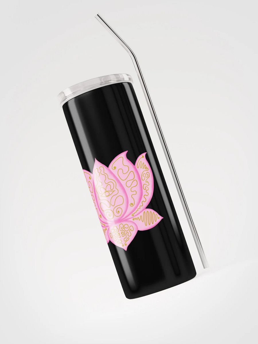 Golden Lotus Stainless Steel Tumbler product image (3)