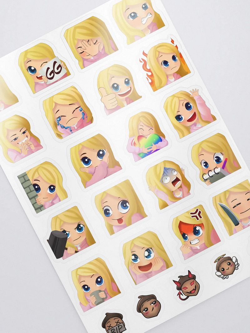 Emote stickers