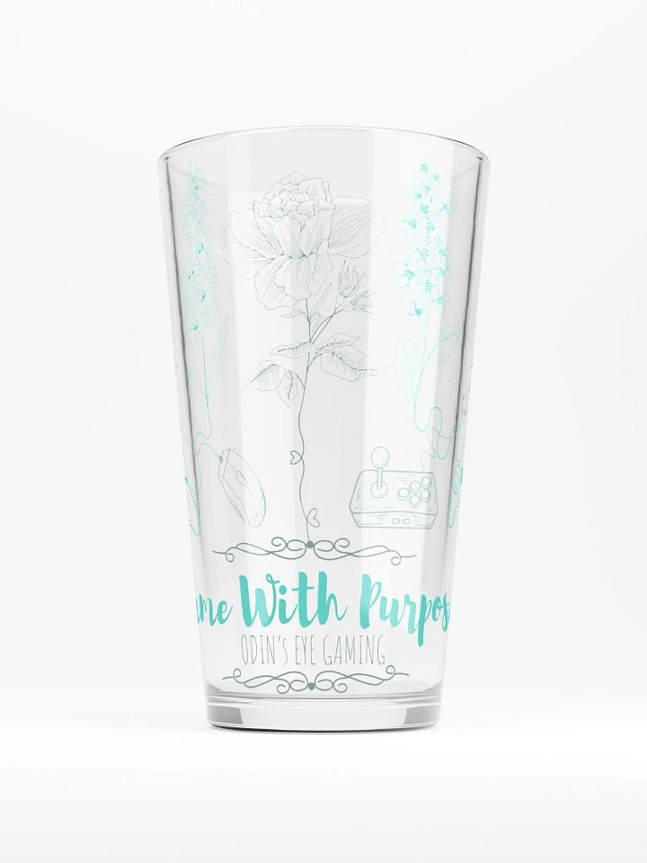 Game With Purpose - Floral Edition Glass product image (1)