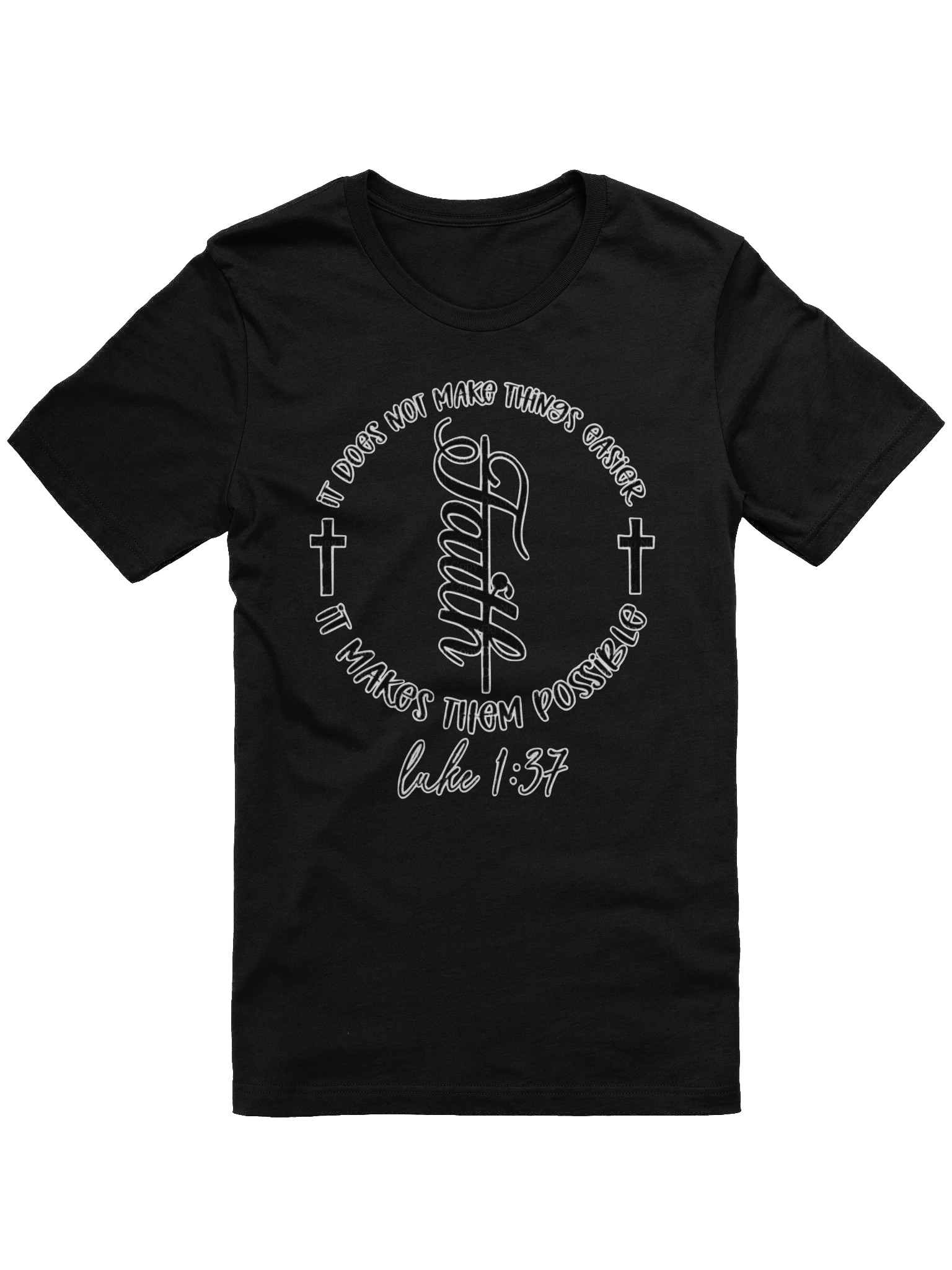 Faithful Circle Inspirational T-Shirt product image (5)