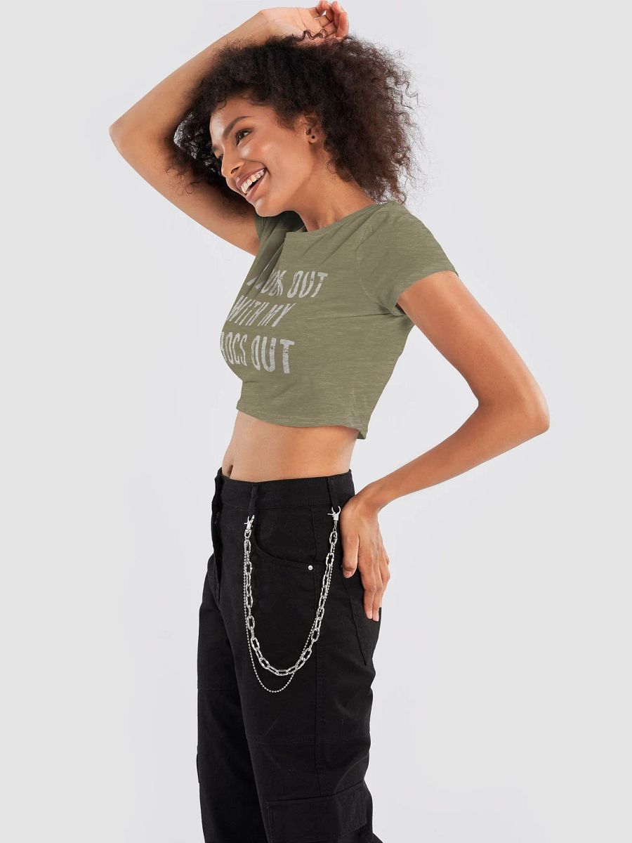 "I ROCK OUT WITH MY CROCS OUT" Cropped T-Shirt product image (10)