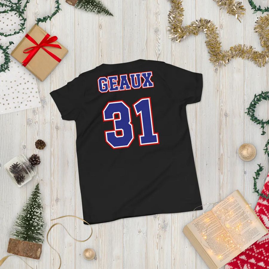 GEAUX 31 Youth Sports Jersey Tee - Back Only Design product image (3)