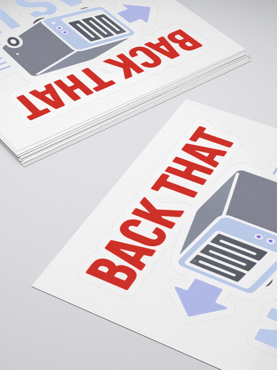 BACK THAT NAS UP - STICKER product image (4)