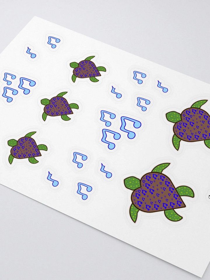 Turtle Heart Sticker Set product image (2)