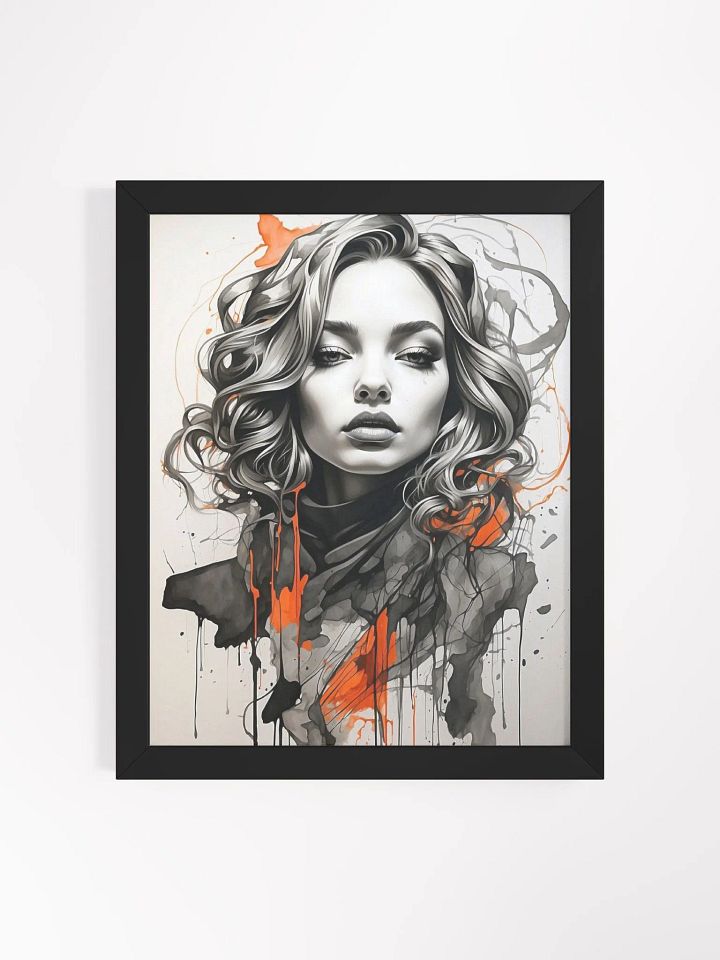 Ephemeral Beauty: A Multifaceted Portrait Framed Art product image (1)