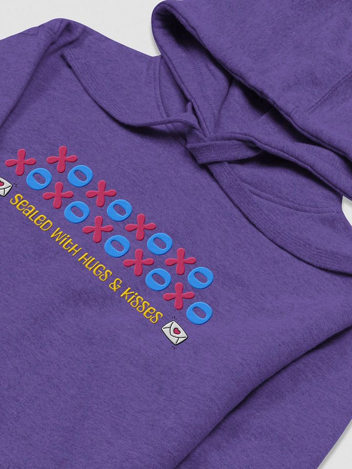 "SEALED WITH HUGS & KISSES" / EMBROIDERED HOODIE product image (21)