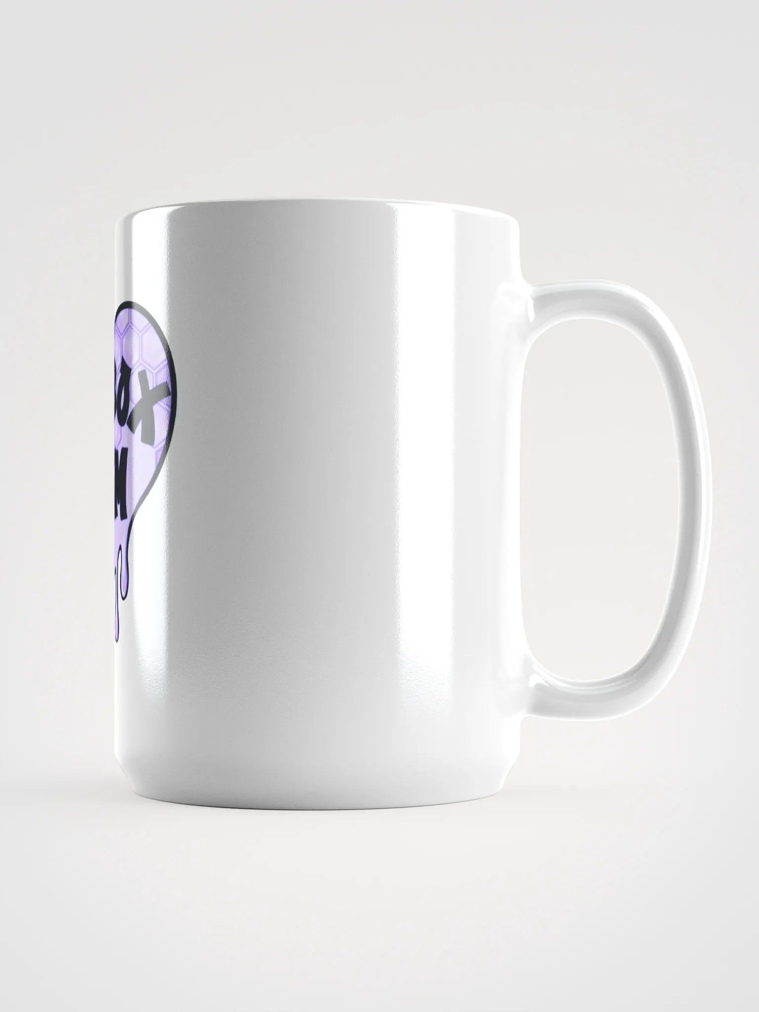 HOT BOX FAM PURPLE HONEY COMB LOGO COFFEE MUG product image (1)