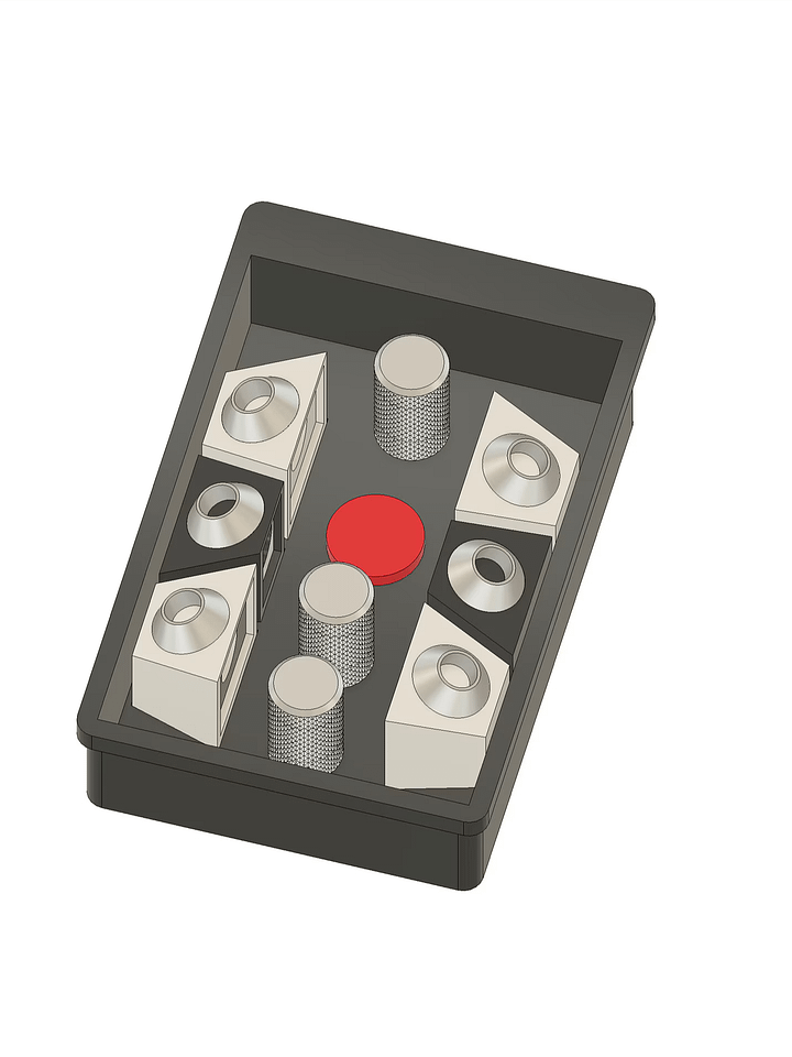 Star Wars-Inspired Millennium Falcon Bench Greeblie 3D Model product image (1)