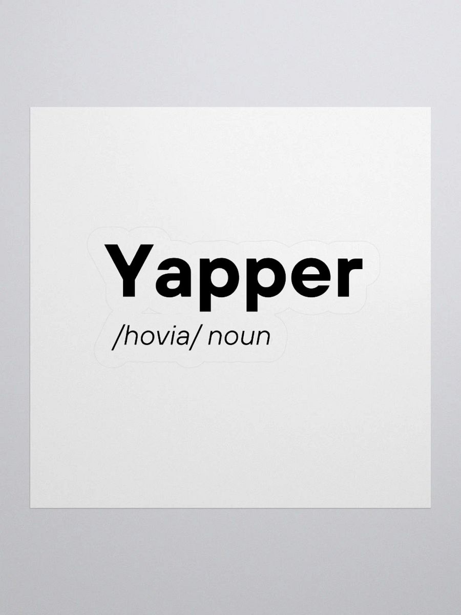 Yapper Sticker product image (4)