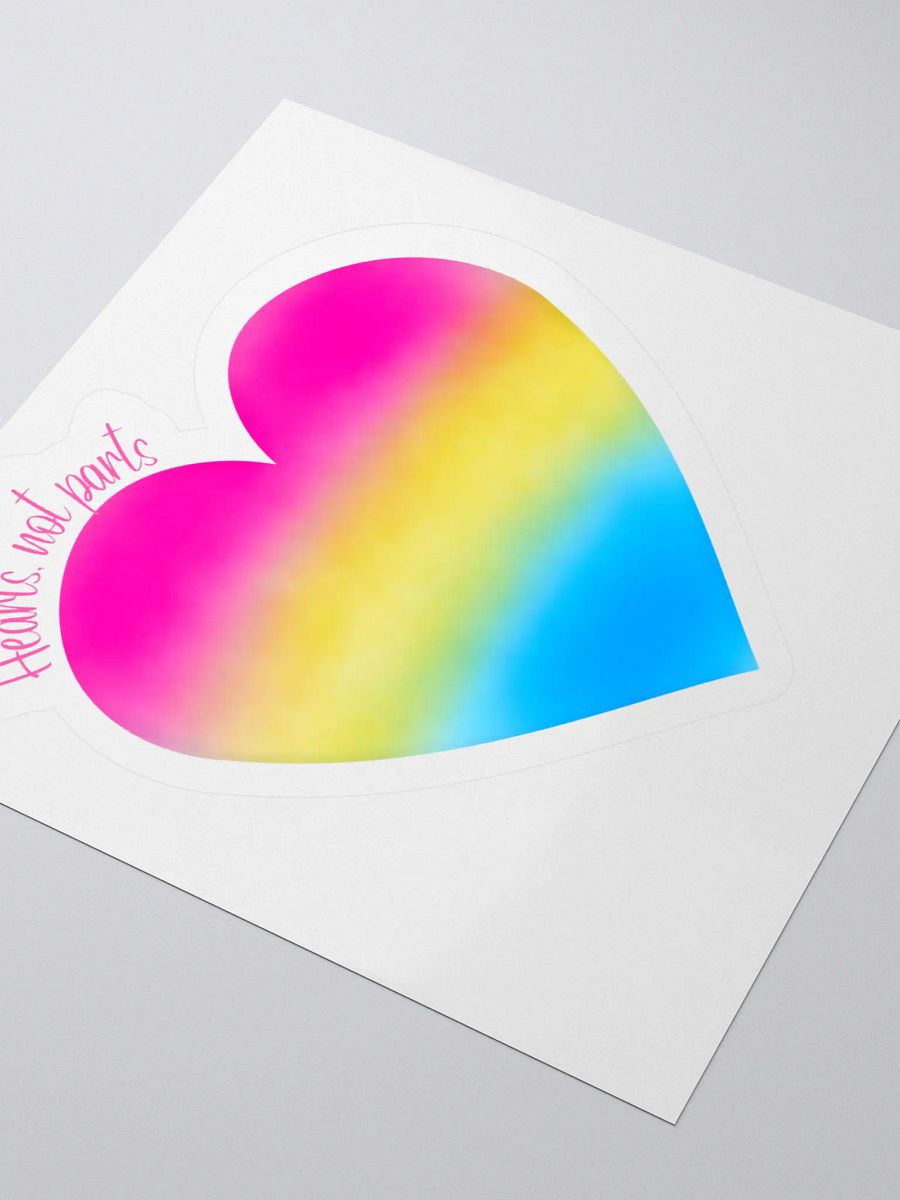 Hearts not parts sticker product image (9)