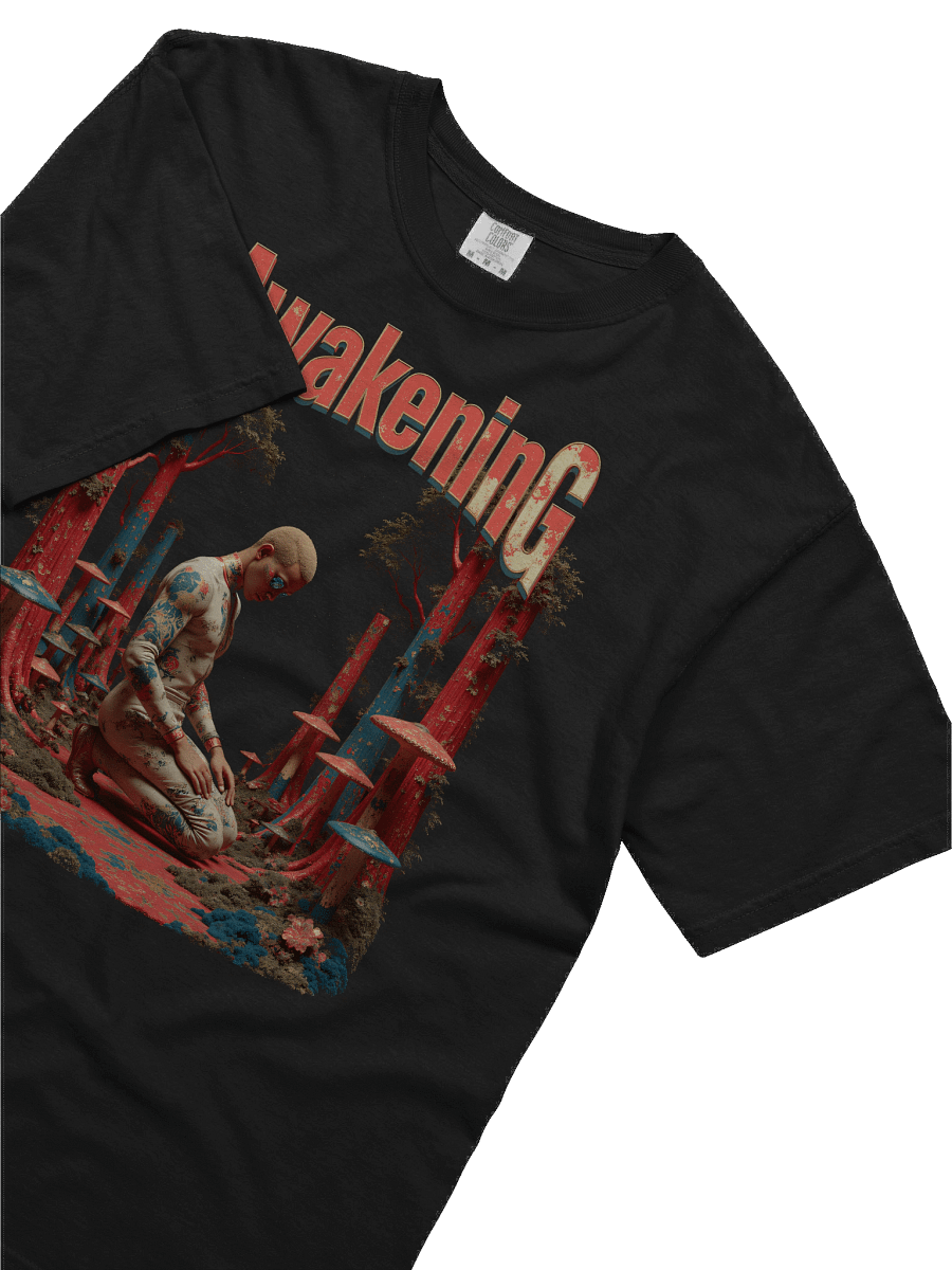 Spiritual Awakening Mystical Mushroom Grove Heavyweight T-Shirt product image (38)