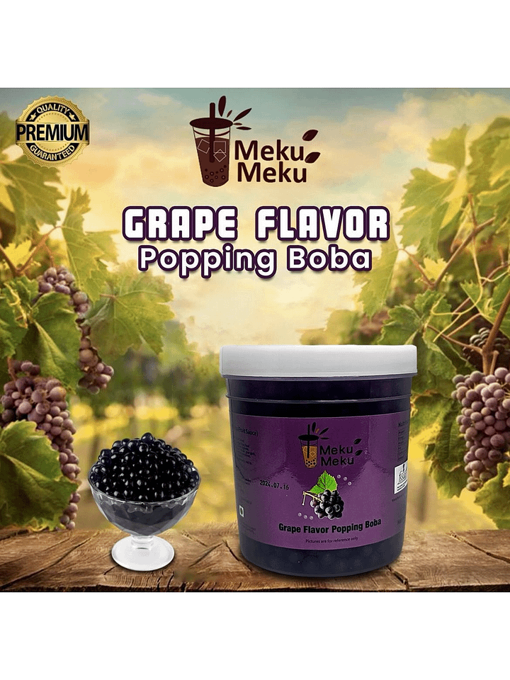 Grapes Popping Boba Crystals Delicious Flavour product image (1)