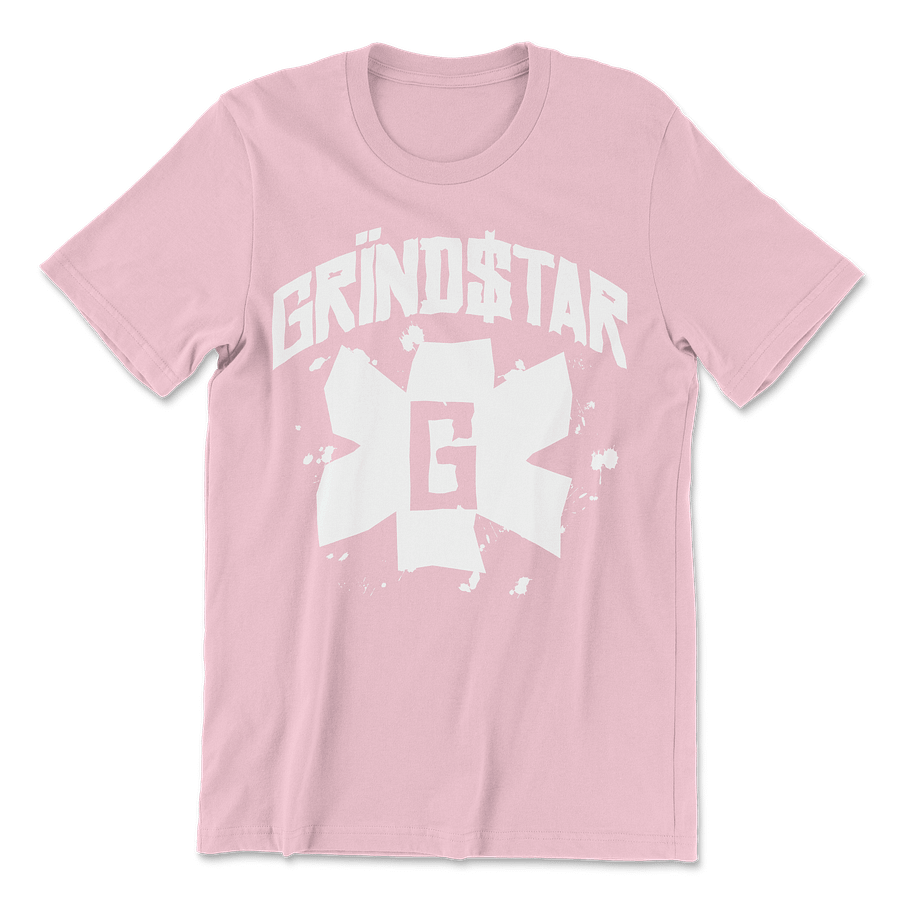 GRIND STAR WHITE EMBLEM TEE product image (1)