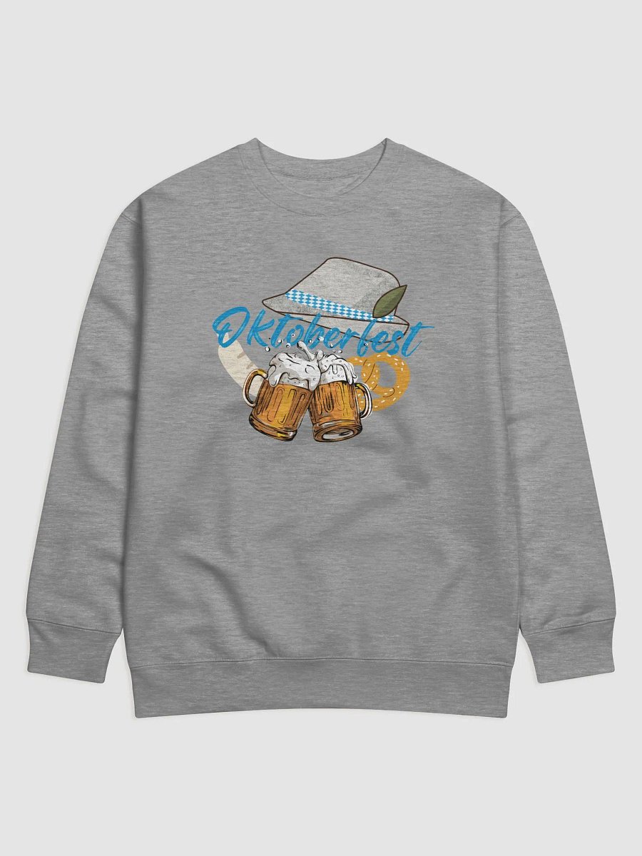 Oktoberfest Pullover - Aufschrift Blau-Grau product image (1)