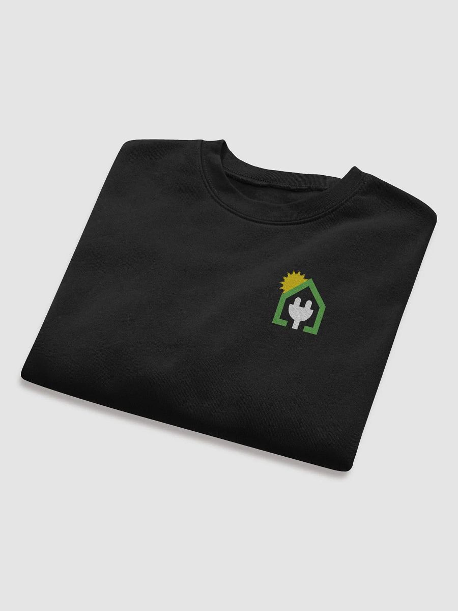 Plug It In Solar High-Quality Canvas Women's Fleece Crop Sweatshirt product image (8)