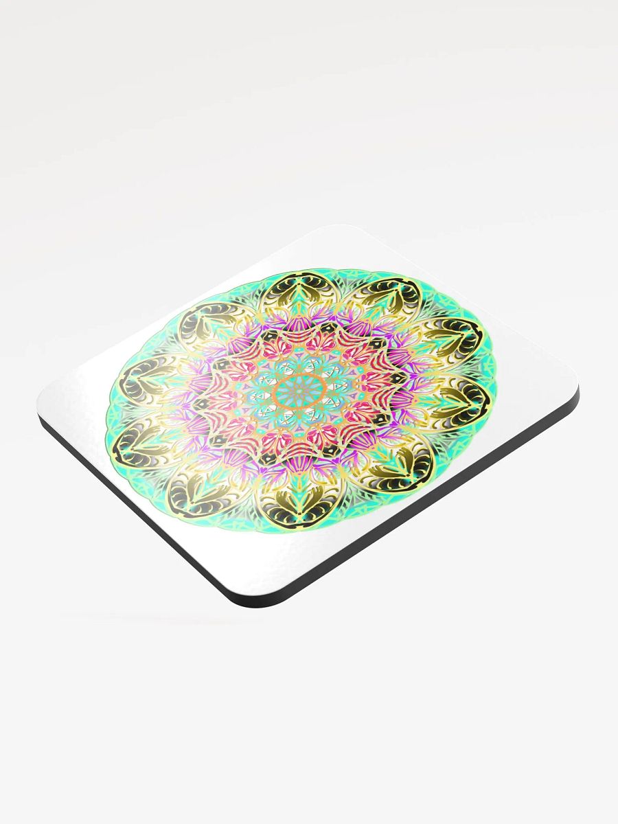 Mandala Harmony Glossed Cork Coaster product image (3)