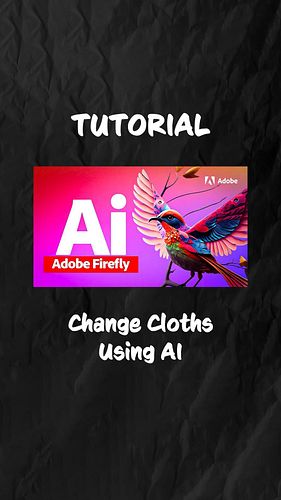 Transform your cloths using AI 🤩👔
Tool: Adobe firefly (#free) 🆓
.
.
I recently started implementing AI tools into my workflow...