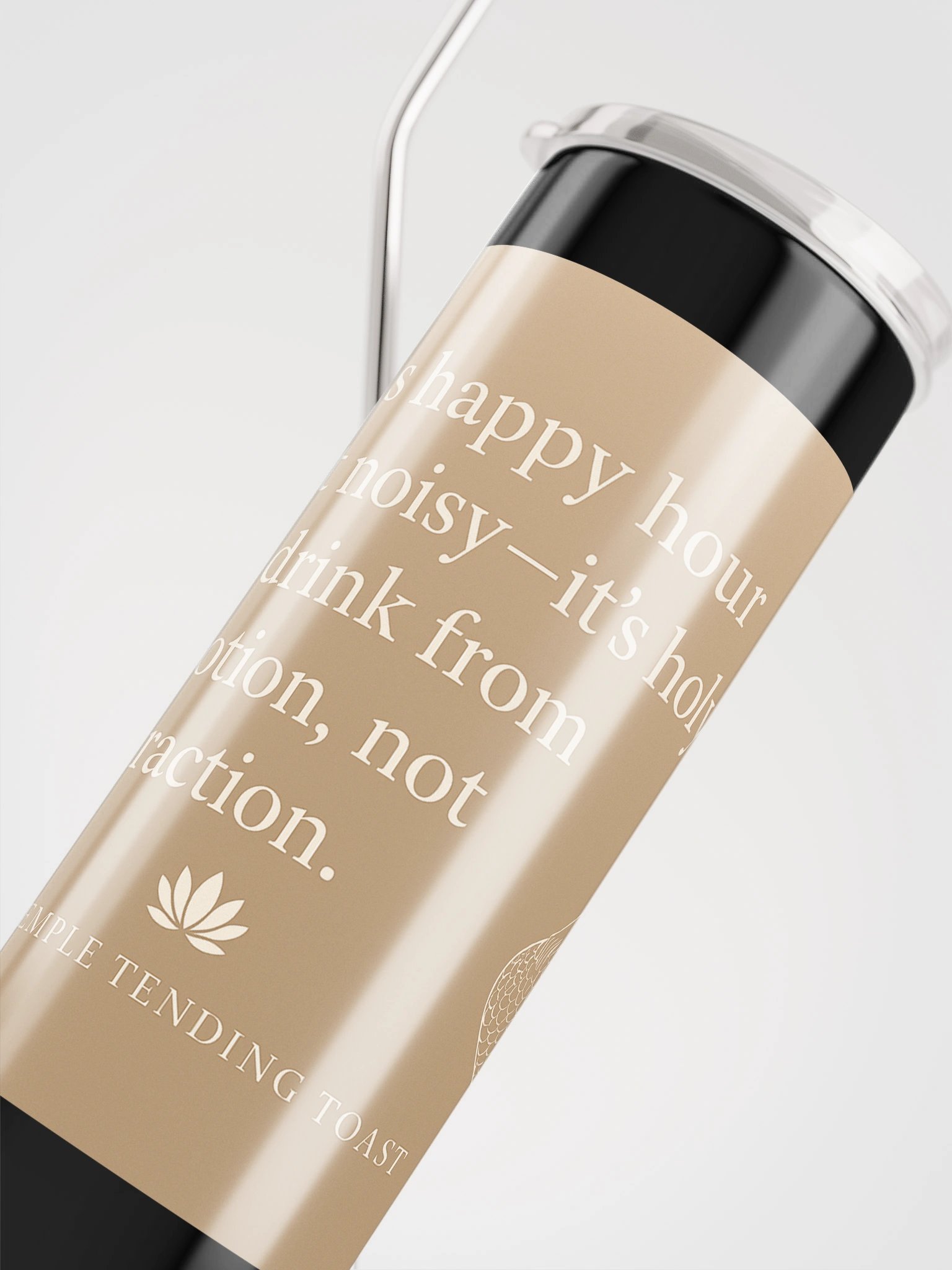 🪷🌅 The Temple Tending Toast — Stainless Steel Tumbler product image (4)