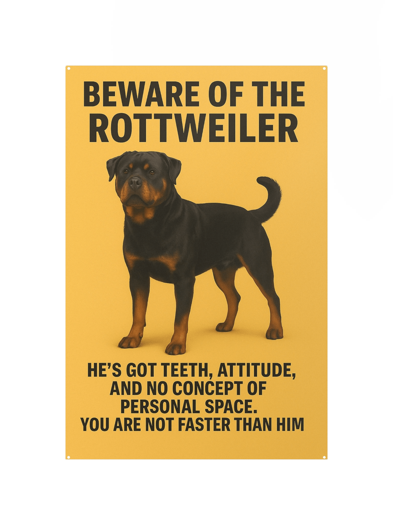 Beware of the Rottweiler Poster product image (10)