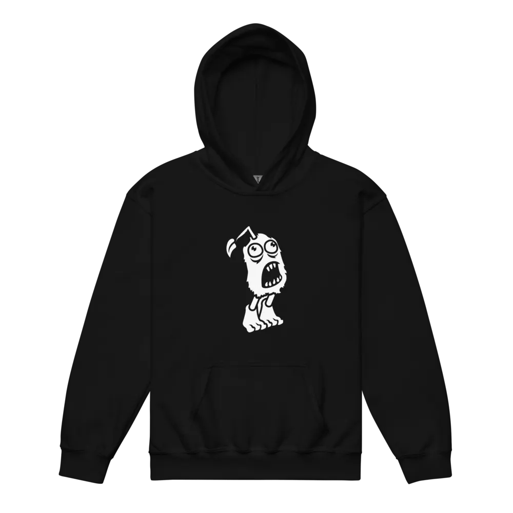 Youth Furcorn Character (White on Dark) Hoodie product image (8)