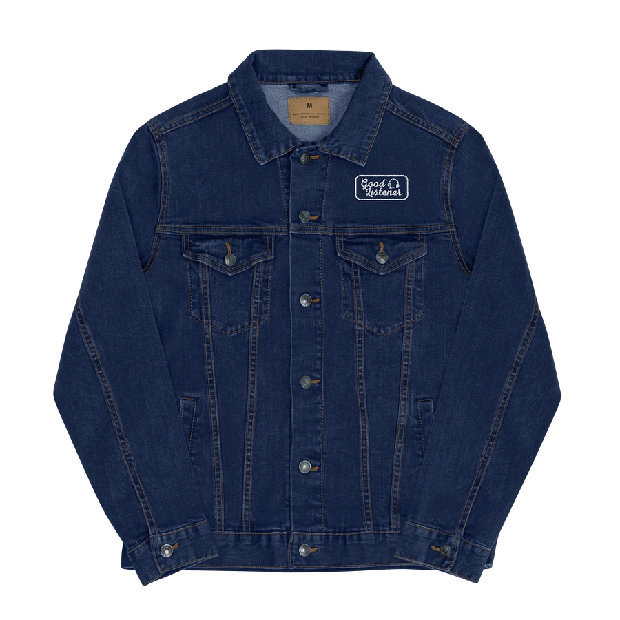 Good Listener Embroidered Jean Jacket product image (2)