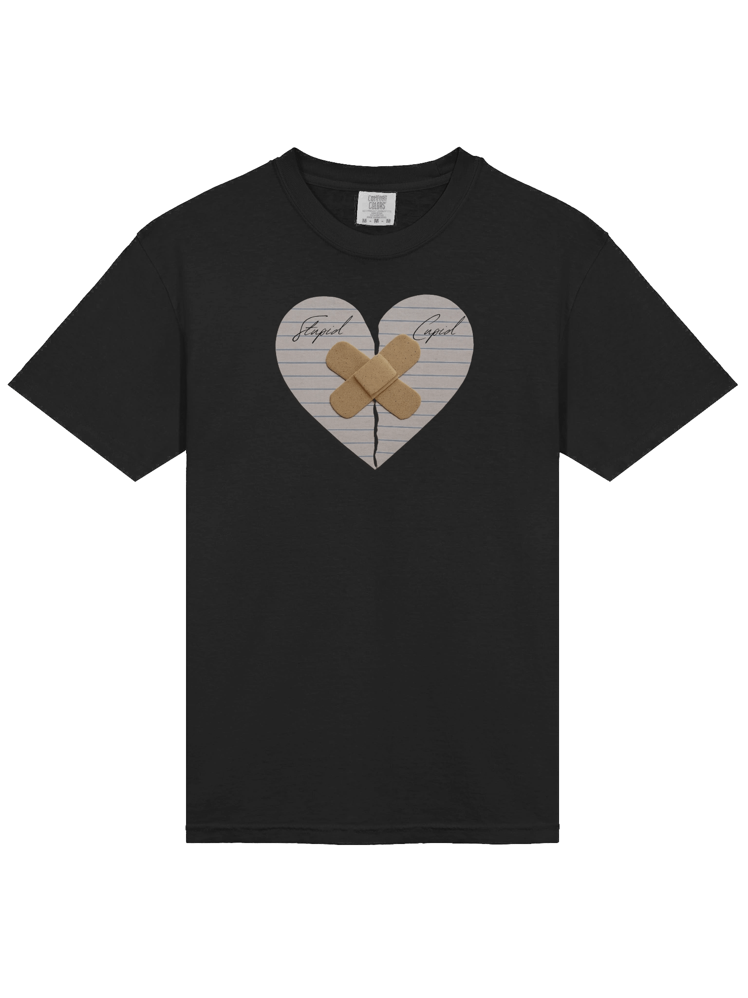 Stupid Cupid Paper Heart T-Shirt product image (4)