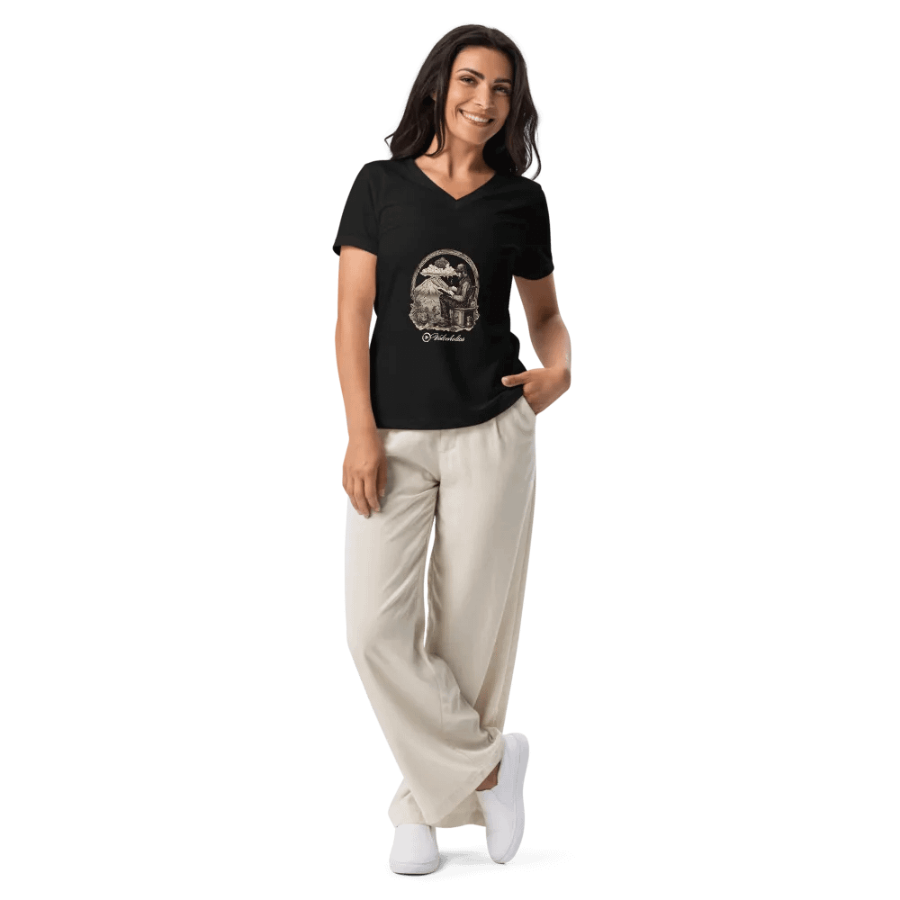 Explorer's Journal Women's V-Neck Tee product image (9)