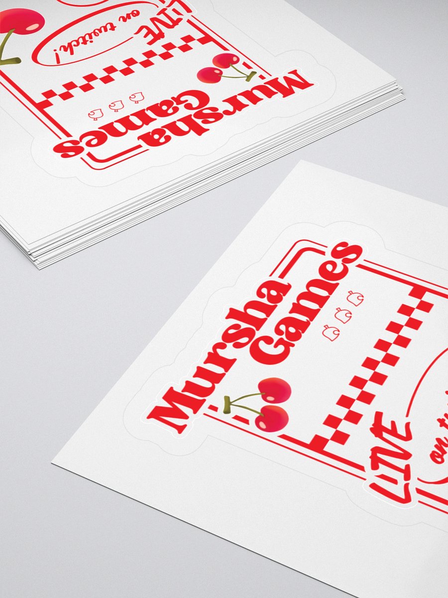 MurshaGames - Live On Twich Sticker product image (4)