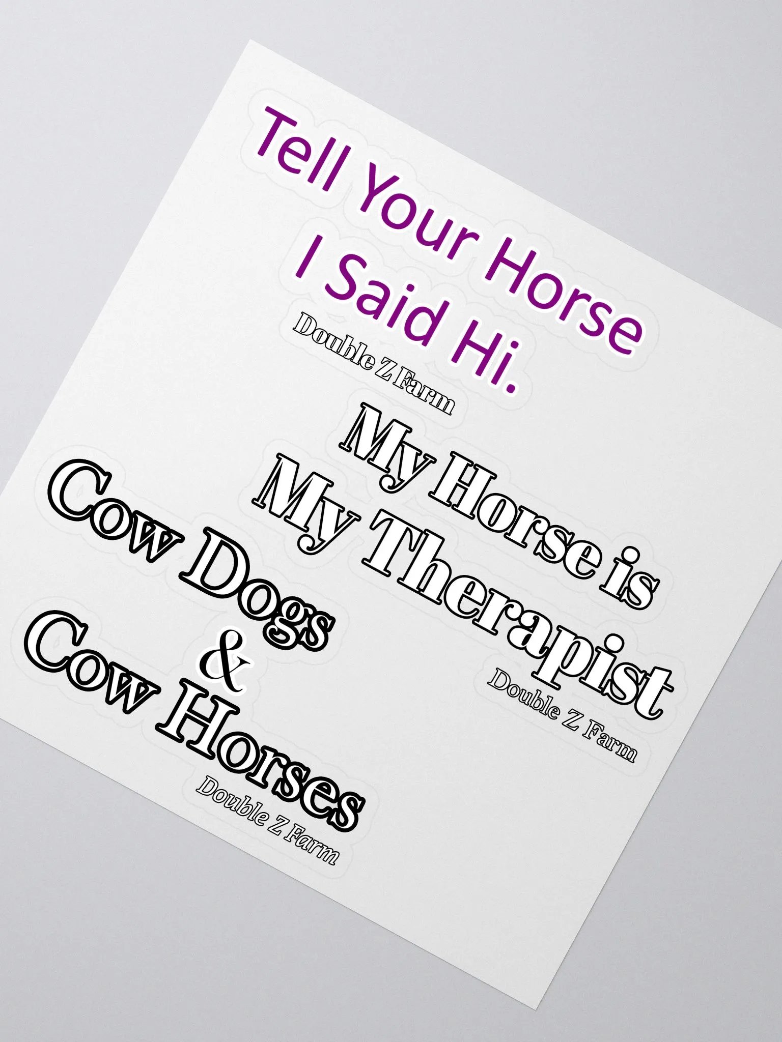 Double Z Farm Sticker Pack 2 product image (2)