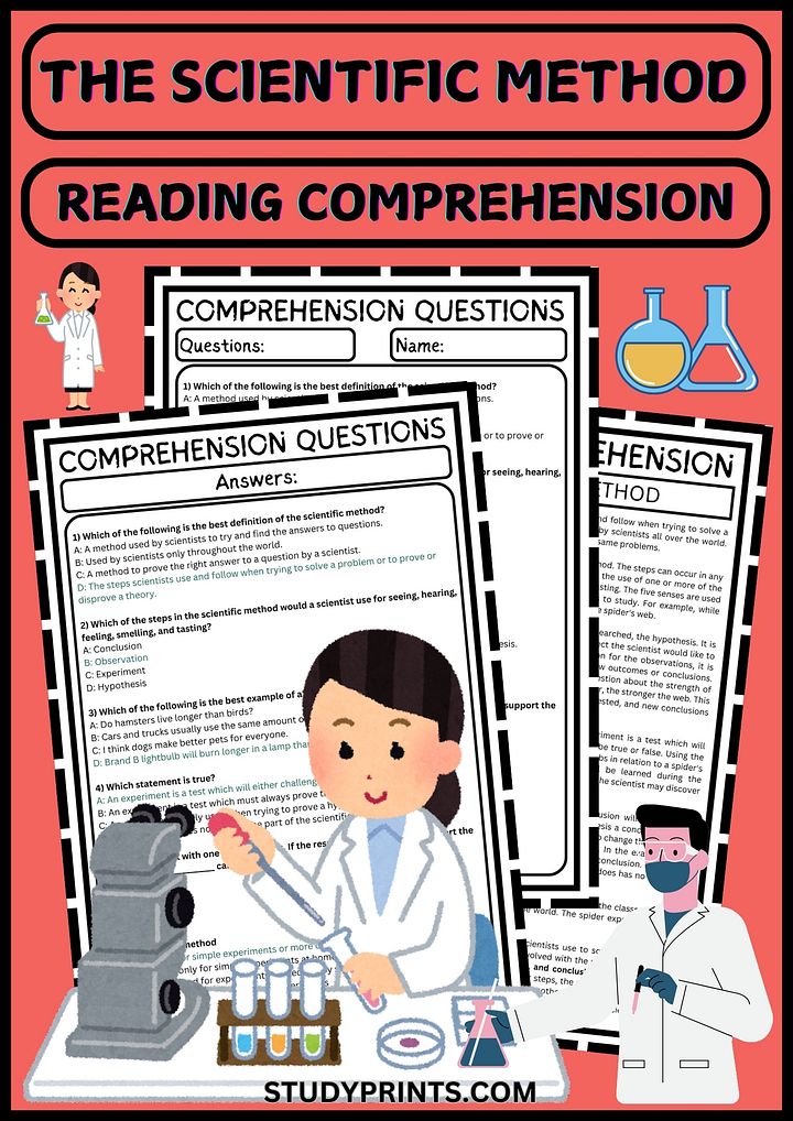 Scientific Method Reading Comprehension pdf product image (1)