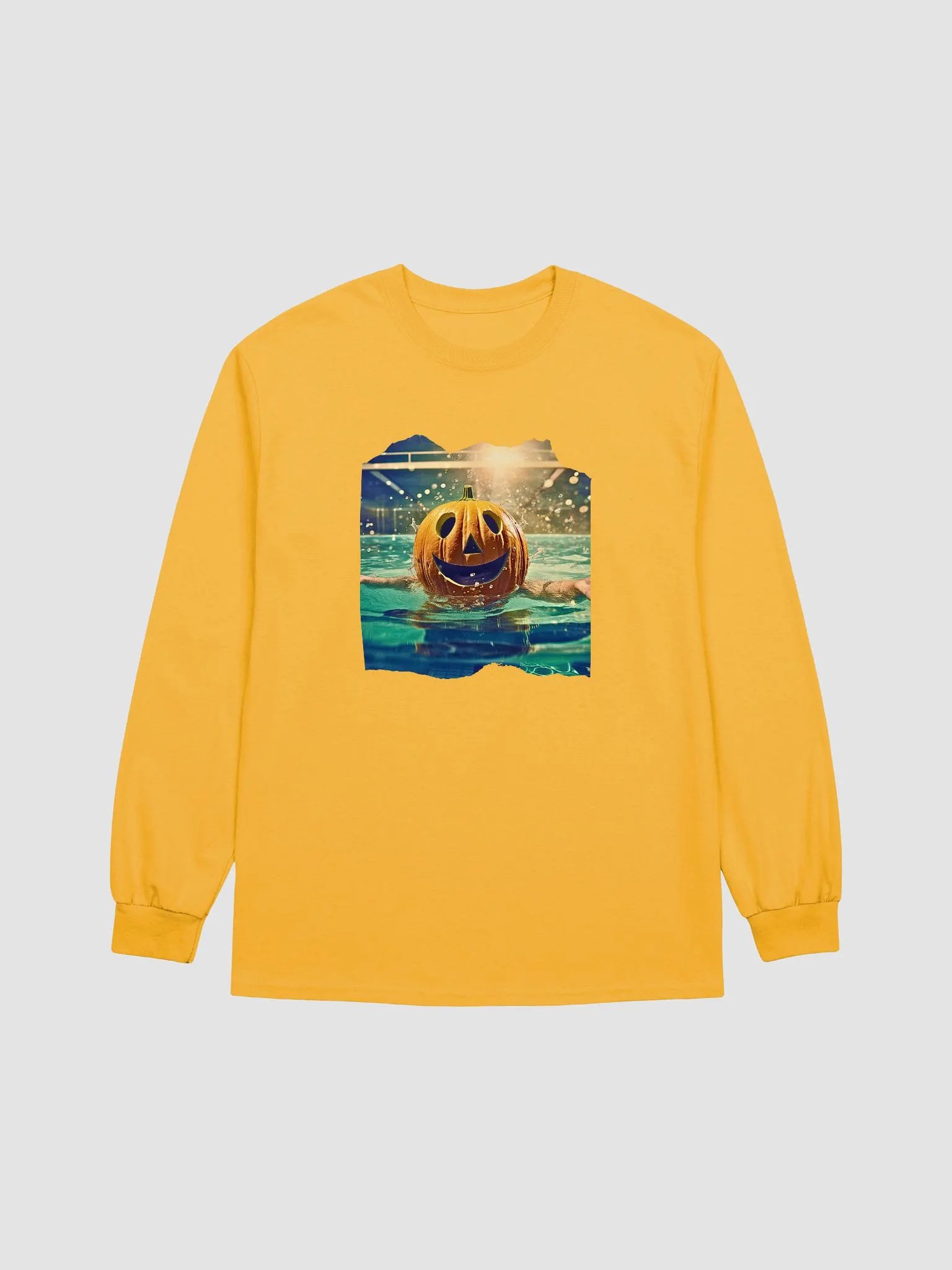 Men's “SPOOKY SWIMZ” Long Sleeve T-Shirt product image (9)