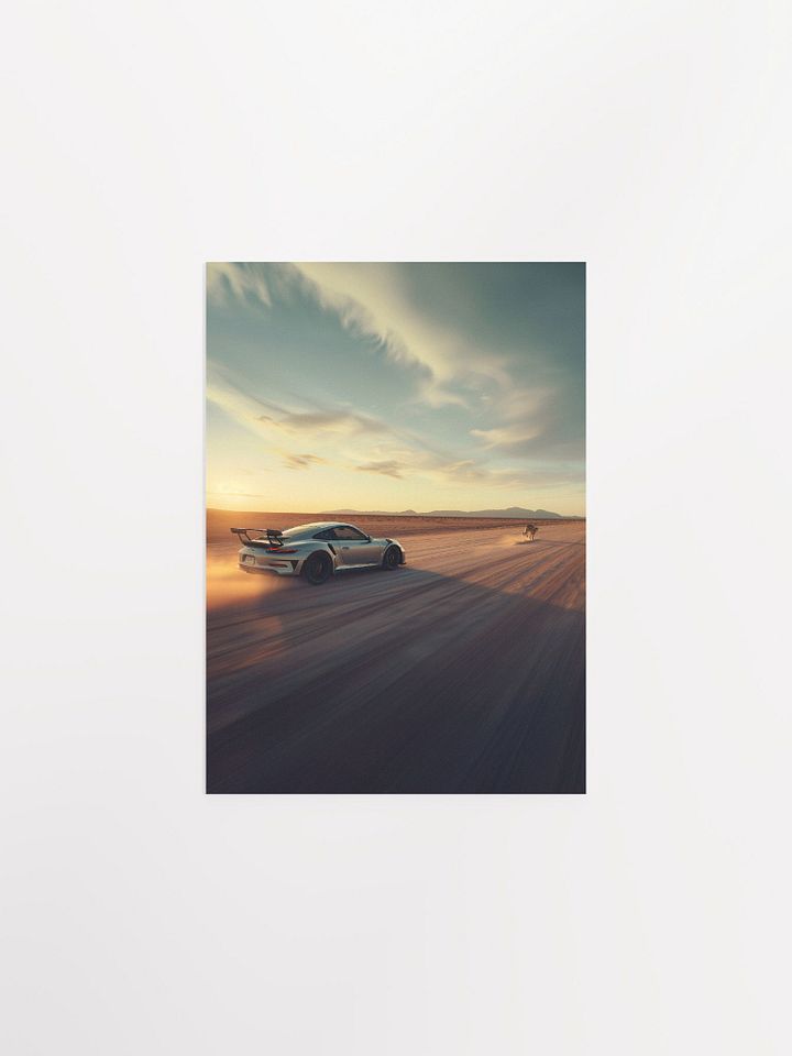 Porsche GT3 RS chasing cheetah in the Savannah product image (10)