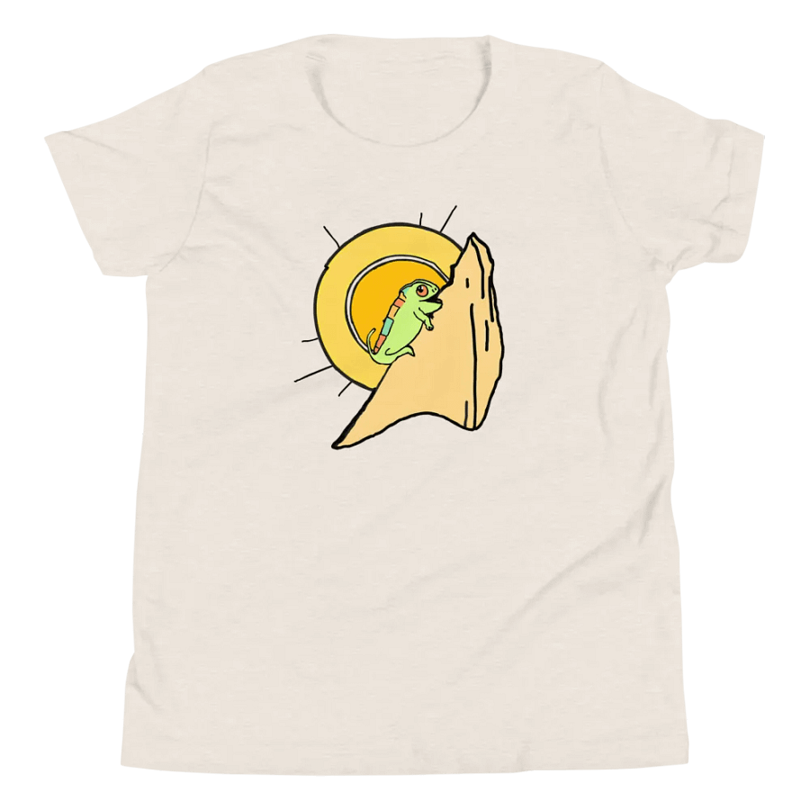 Climba Climba Chameleon - Youth Climbing T-Shirt product image (20)