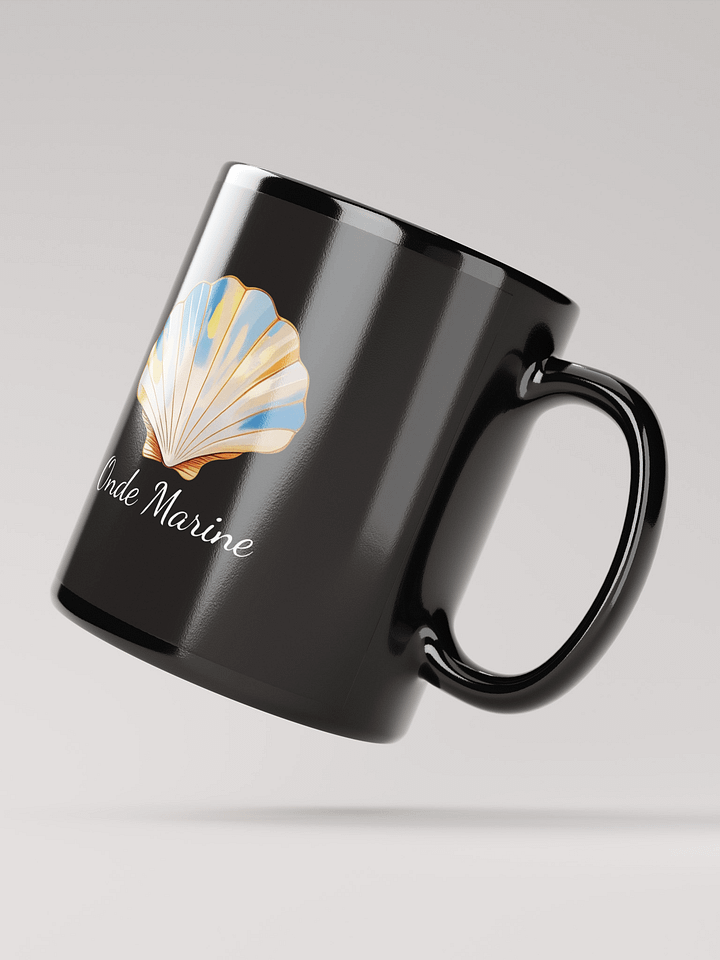 Mug Noir - Onde Marine - Idée Cadeau Orignal product image (2)