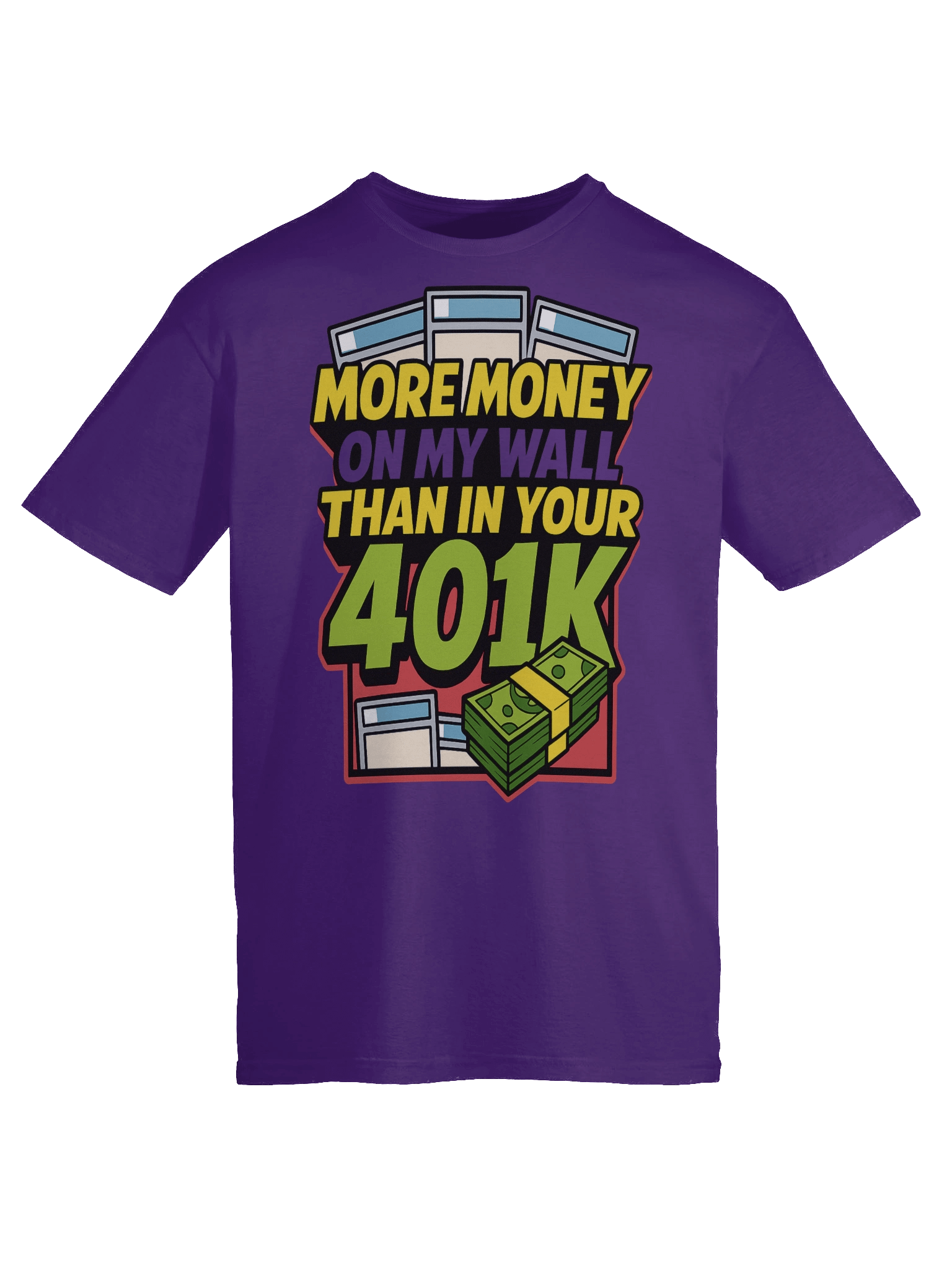 More Money on My Wall Than in Your 401k – Comic Collector Slab Wall Flex Tee product image (9)