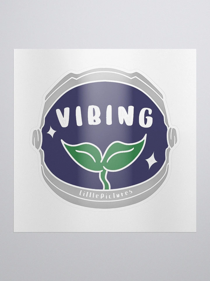Vibing Kiss-Cut Sticker product image (1)