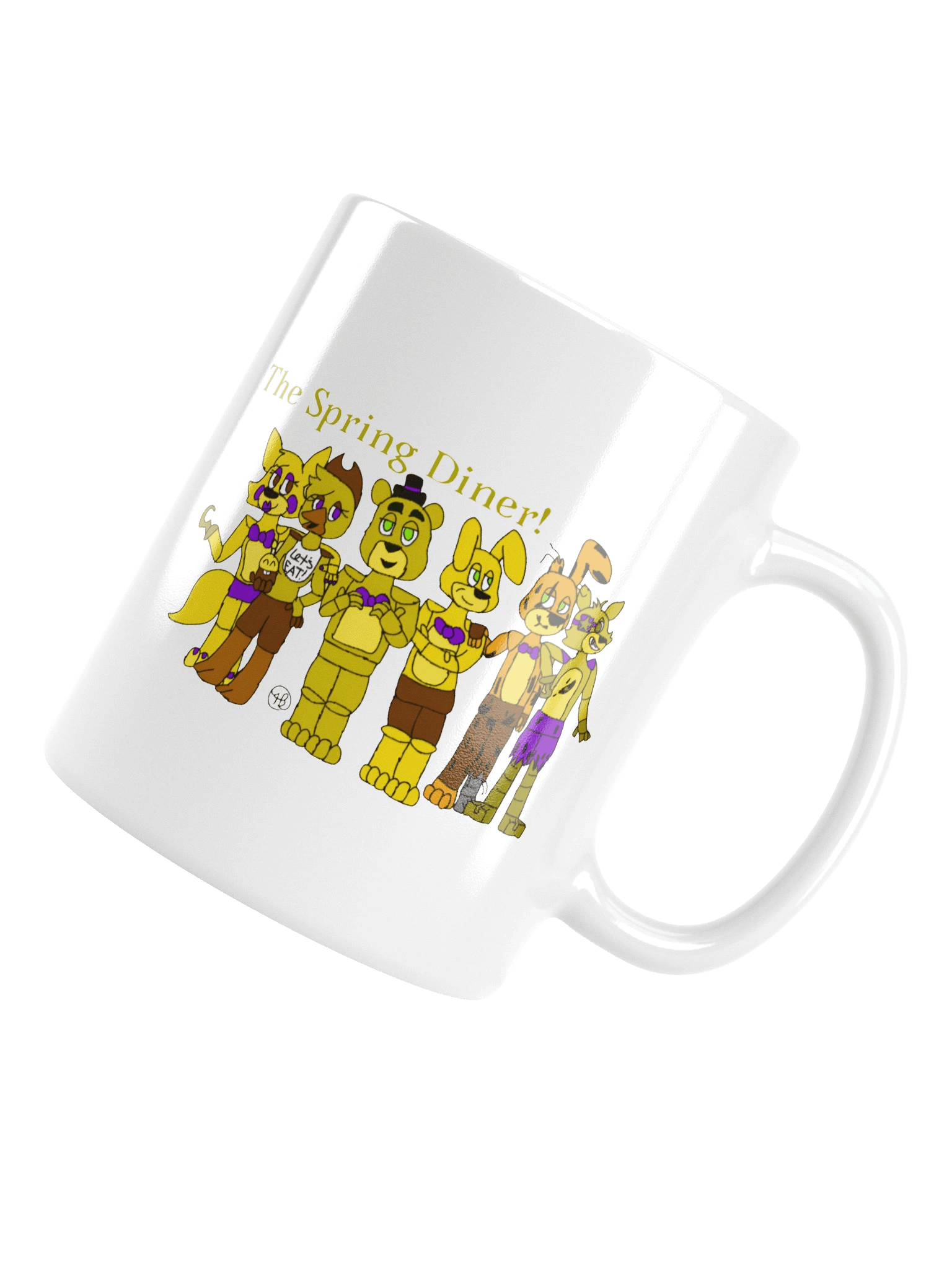 Spring Diner Friends Cartoon Mug product image (14)