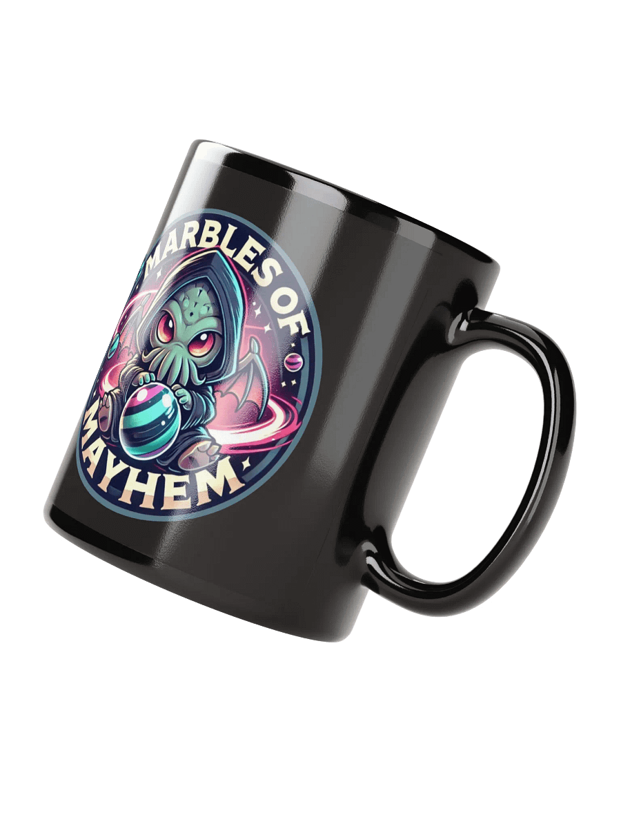Marbles of Mayhem Black Mug product image (3)