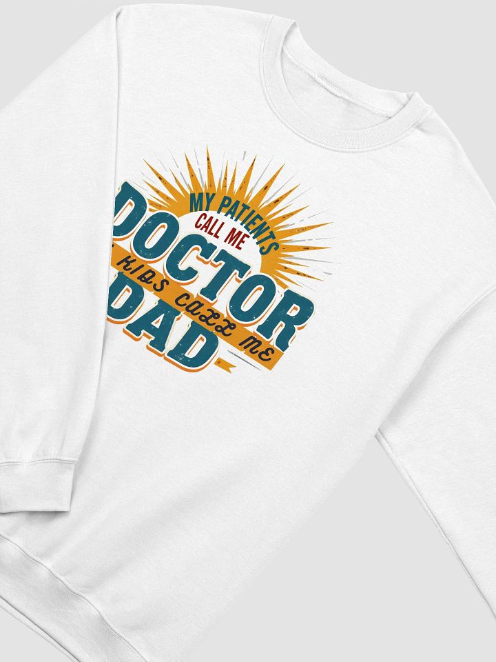 Doctor Dad Energy Crewneck Sweatshirt product image (16)