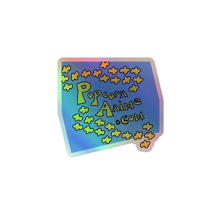 PopcornAnime Holographic Popcorn Sticker Sheet product image (1)