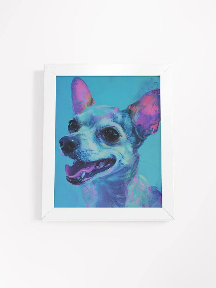 Vibrant Chihuahua Smile Matte Poster product image (1)