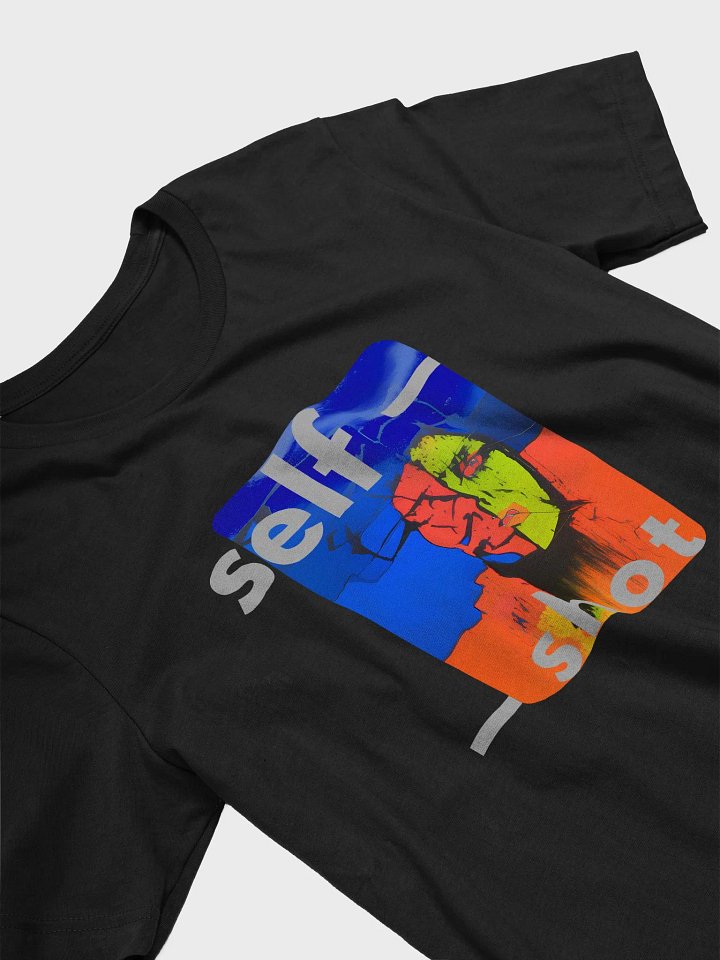 Vibrant Self-Shot Abstract T-Shirt - Abstract Face product image (2)