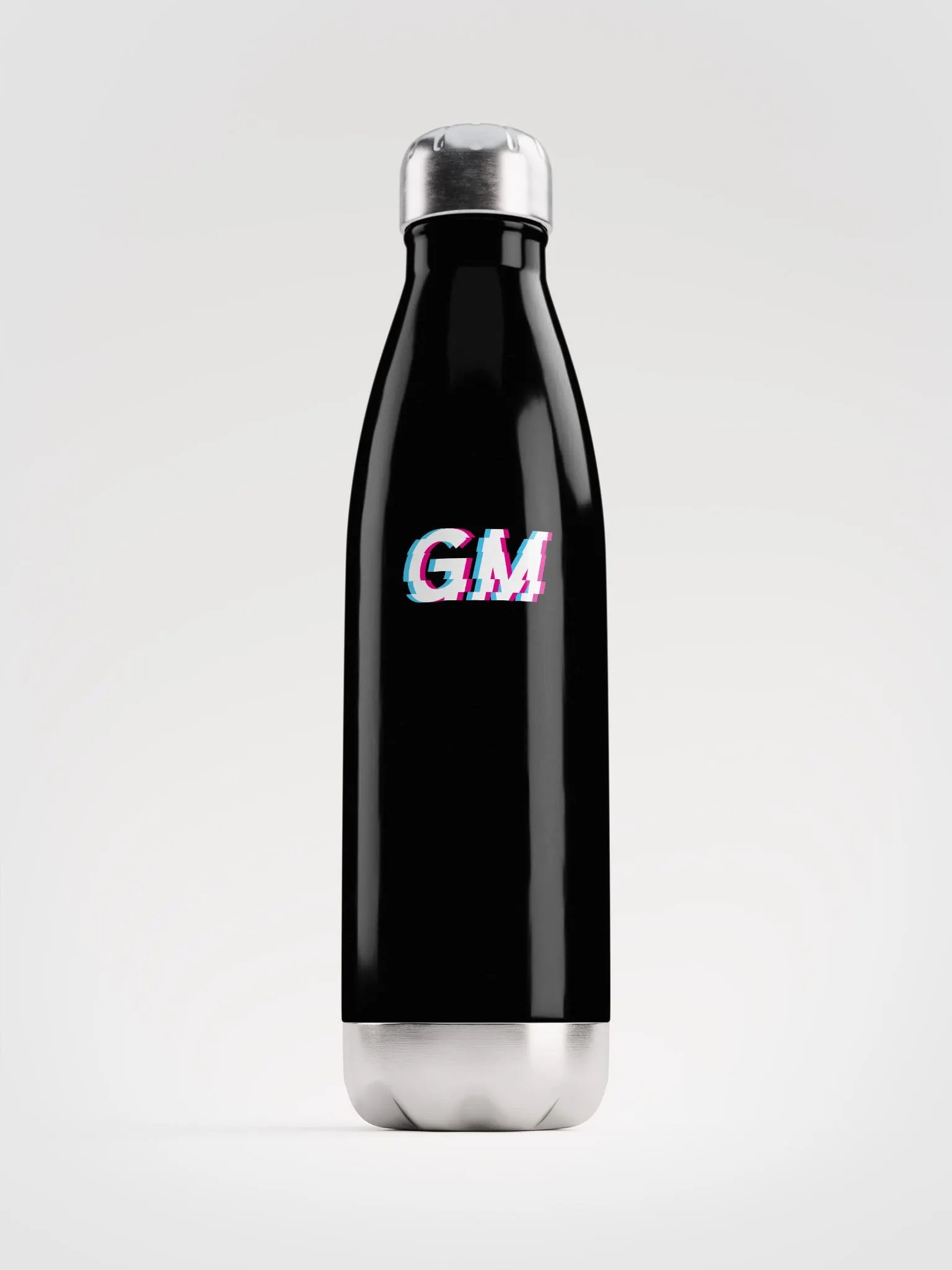GM Black Stainless Steel Water Bottle product image (1)