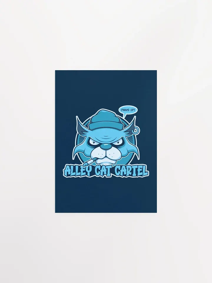 Alley Cat Cartel Poster – Funny Retro Cat Lover Wall Art product image (10)