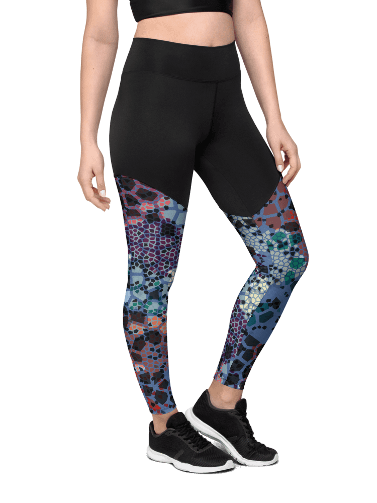 Stained glass-Sports Leggings product image (4)