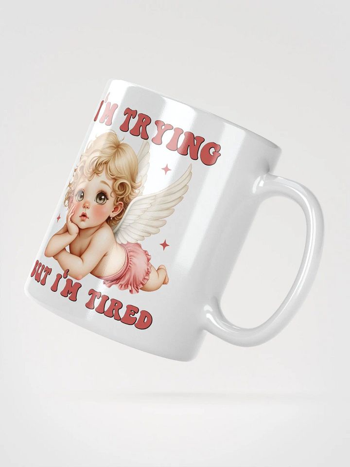Cherub Confessions White Glossy Mug product image (2)