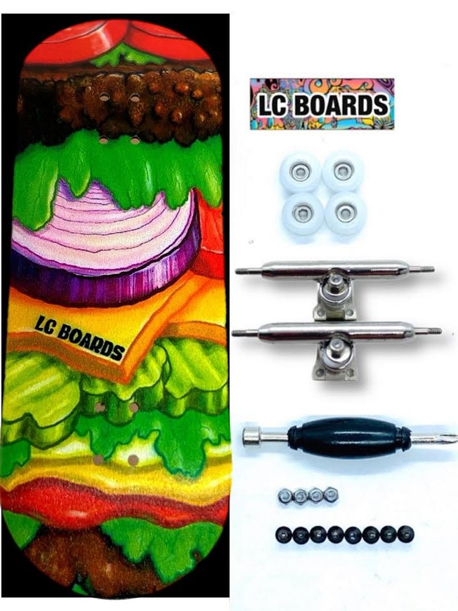LC BOARDS 98X34 COMPLETE PATTY GRAPHIC FOAM GRIP TAPE product image (2)