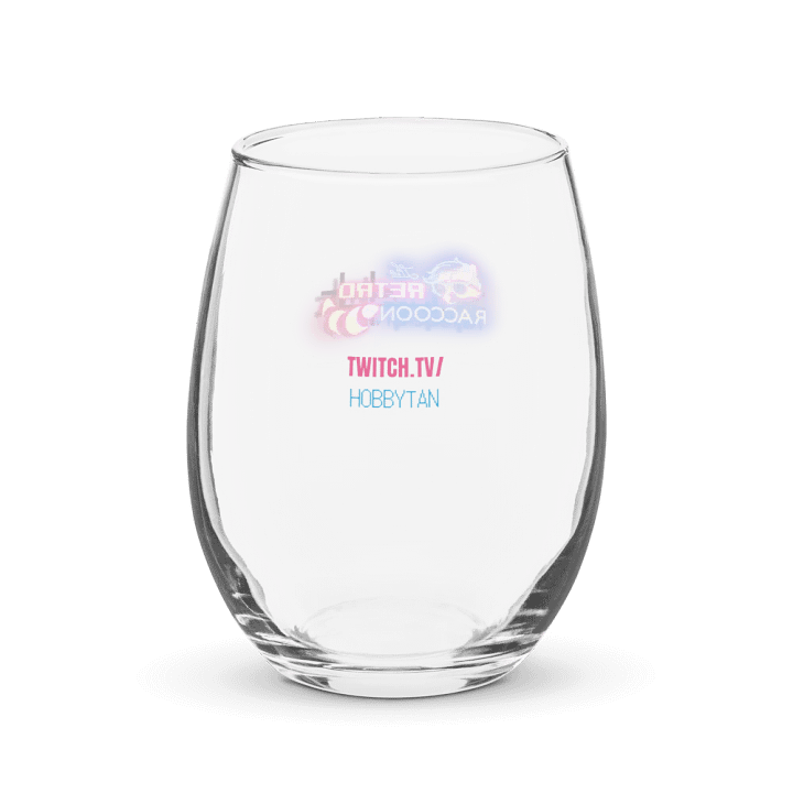 Retro Raccoon Stemless Wine Glass product image (2)