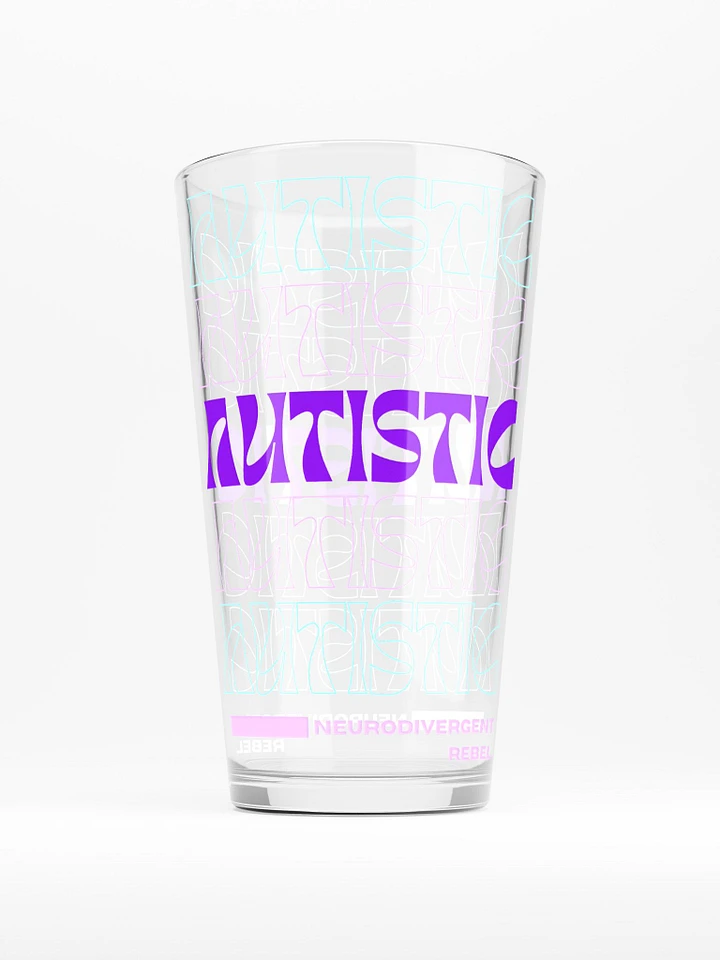 Autistic Shaker Pint Glass product image (2)