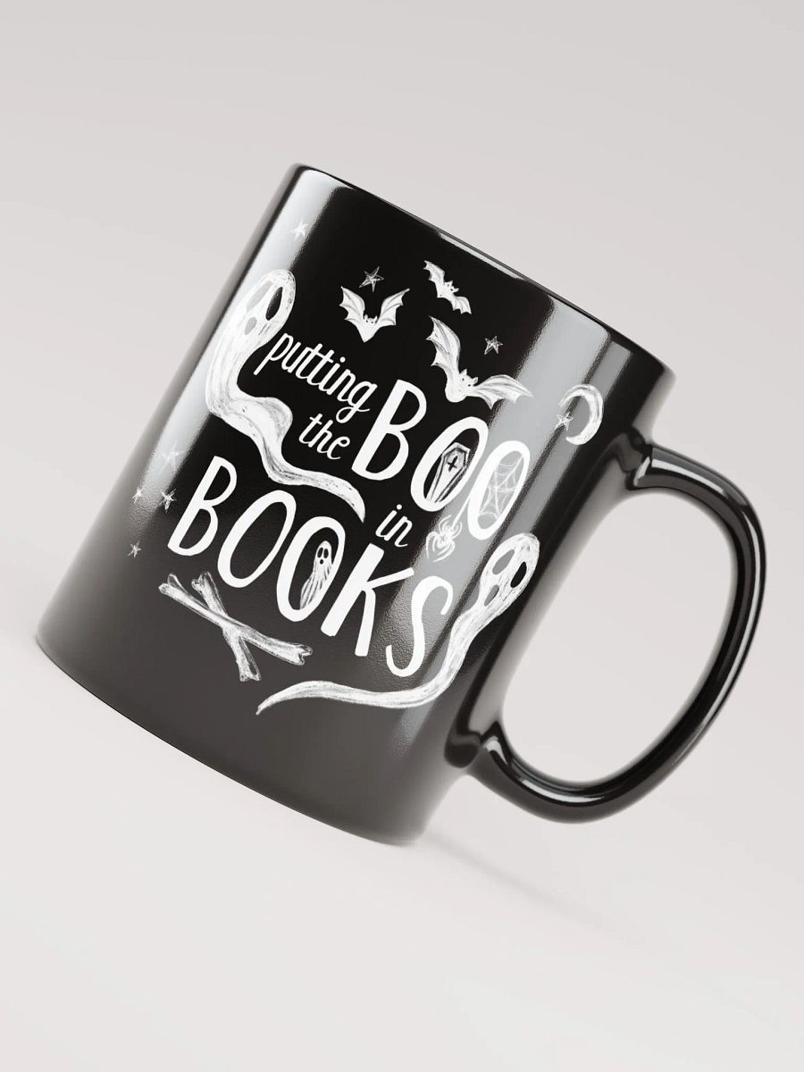 Putting the Boo in Books mug (All Black) product image (5)